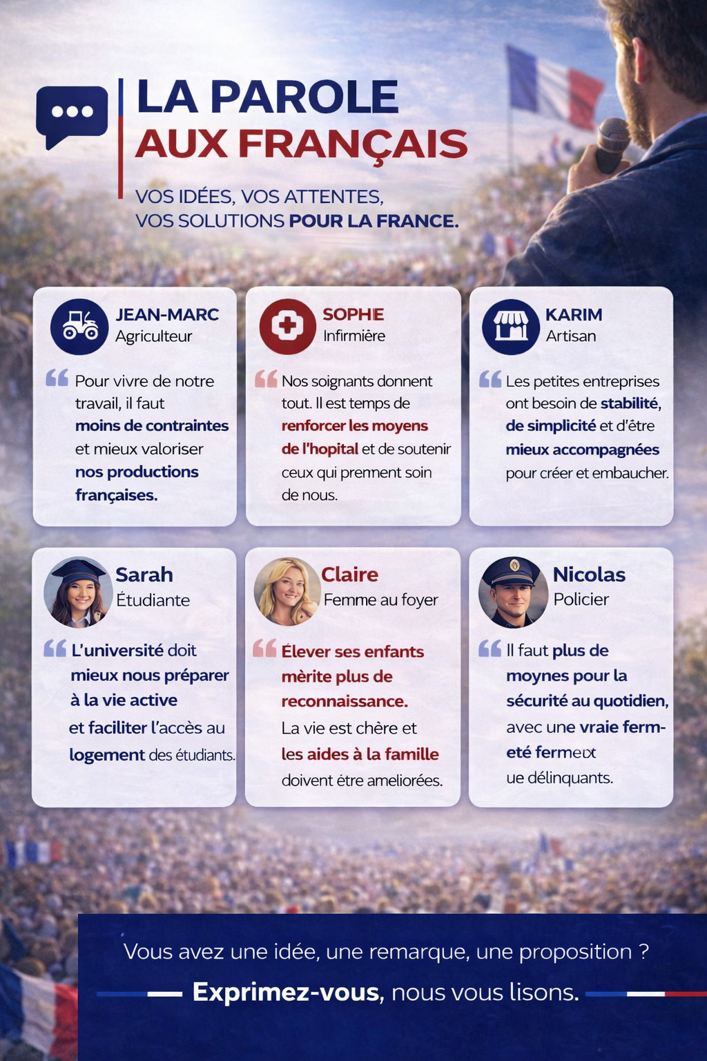 Les Français ont la parole